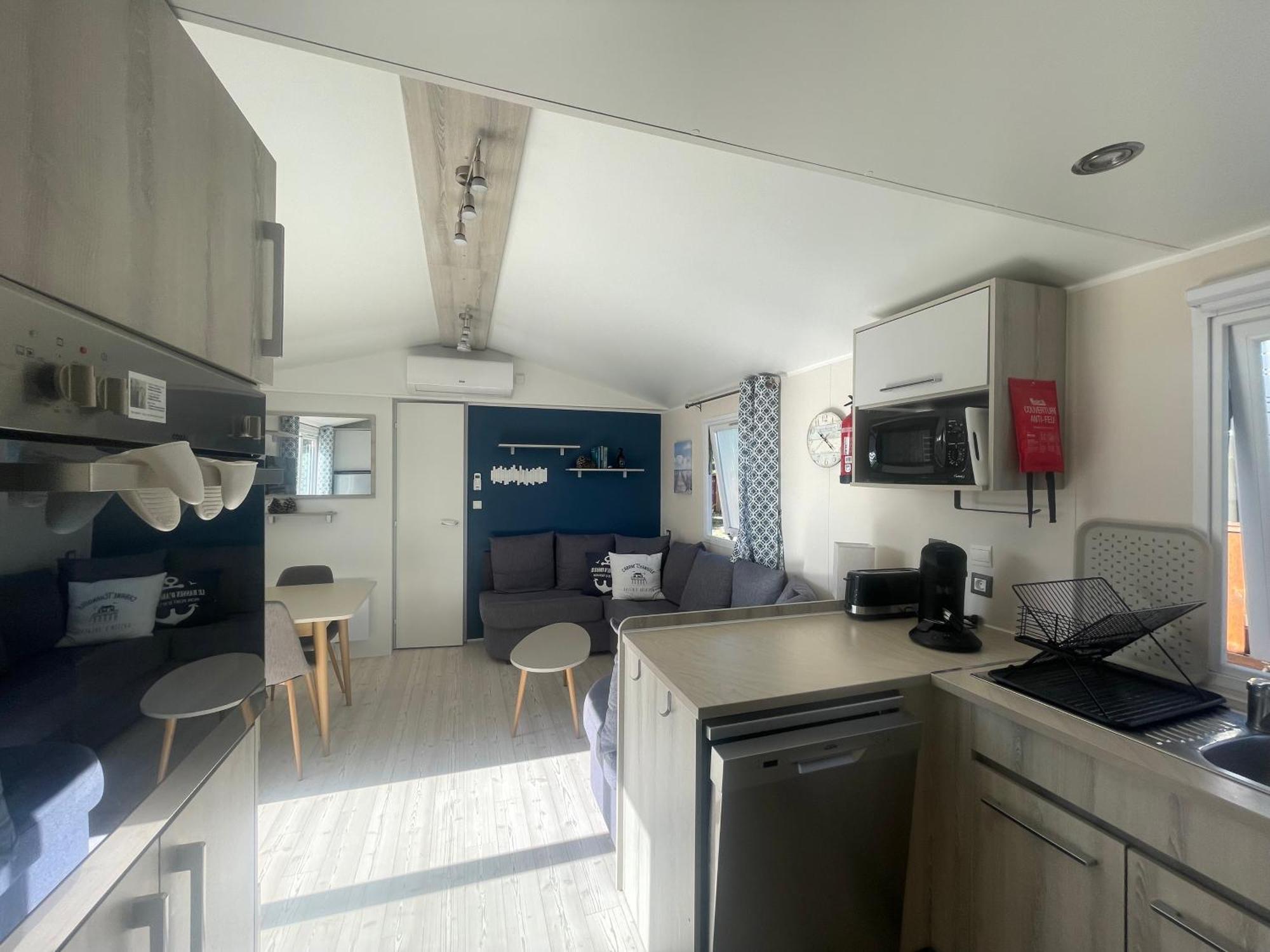 Mobil home XXL - Bord LAC - CAMPING Les Viviers - Lège cap ferret Extérieur photo