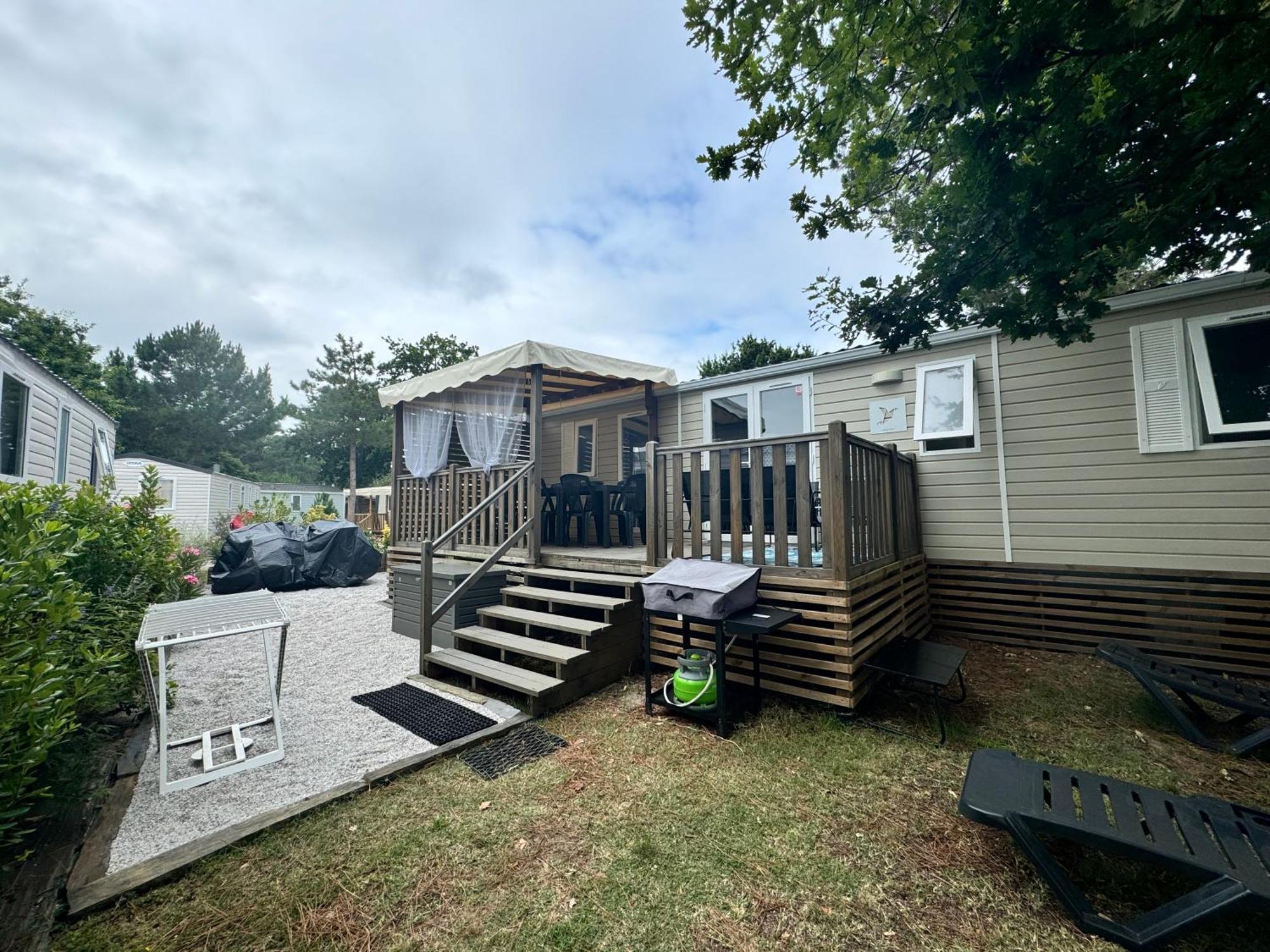 Mobil home XXL - Bord LAC - CAMPING Les Viviers - Lège cap ferret Extérieur photo